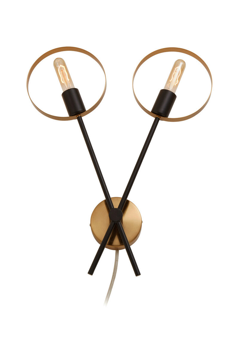 Trieste Two Bulb Ring Wall Light