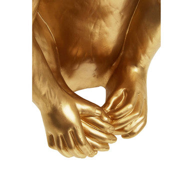 Boho Gold Finish Monkey Lamp