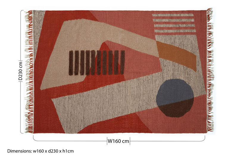 Bosie Villon Multi Coloured Rug
