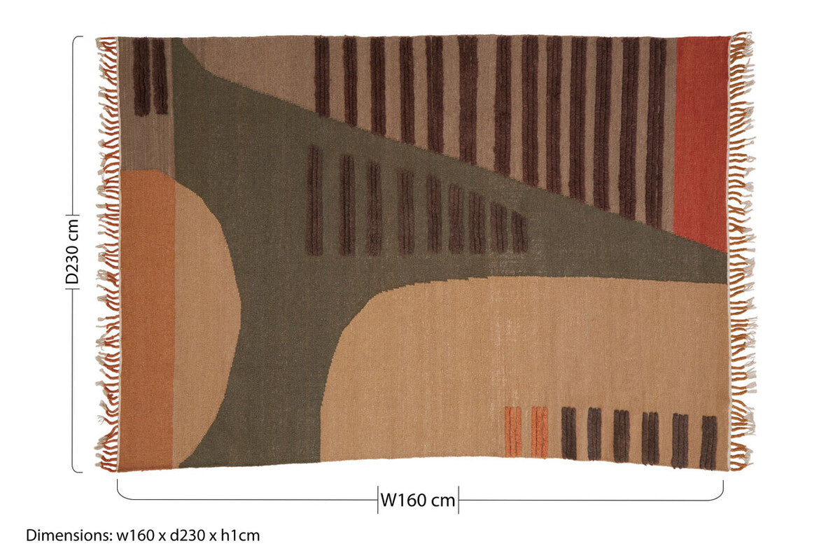 Bosie Villon Multi Print Rug