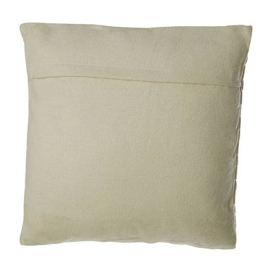 Bosie Square Ivory and Silver Check Cushion | Kensington Townhouse