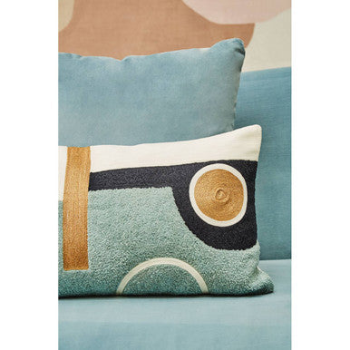 Bosie Ozella Abstract Rectangular Cushion