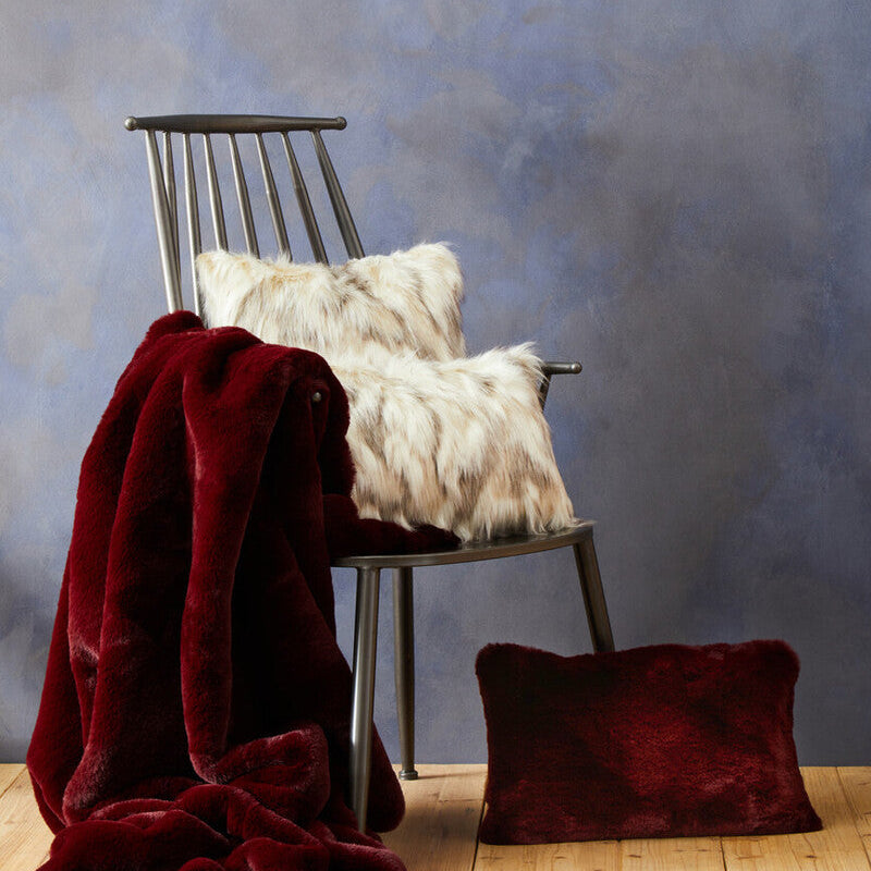 Bosie Lamina Natural Fur Square Fur Cushion
