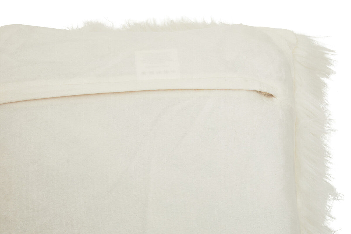 Bosie Lamina Cream Square Fur Cushion