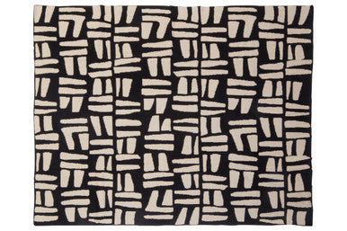 Bosie Ozella Natural And Black Throw