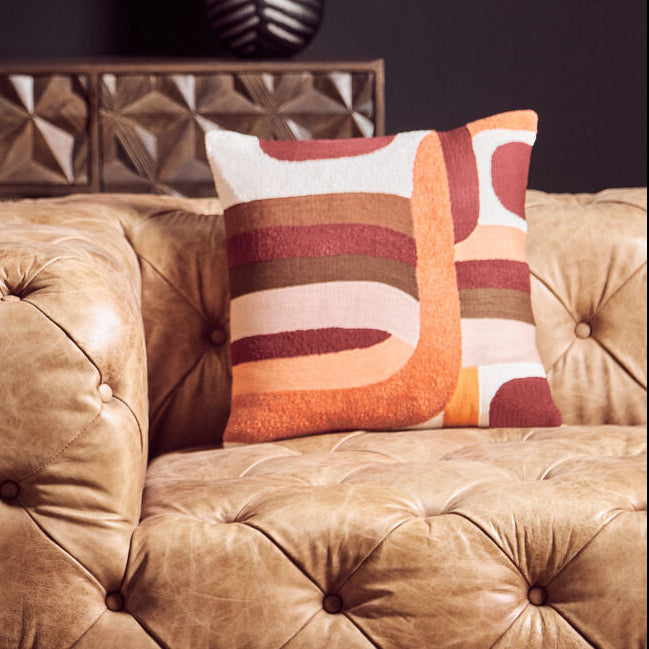 Bosie Ozella Multi Coloured Square Cushion