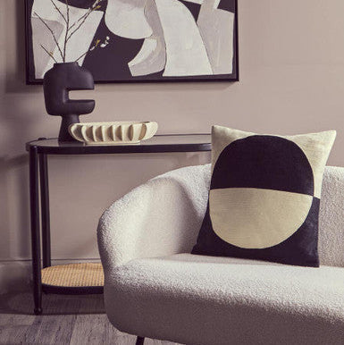 Bosie Ozella Cream And Black Cushion