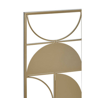 Gold Finish Semicircle Design Wall Art | Trento