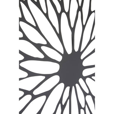 Trento Small Black Frame Floral Design Wall Art