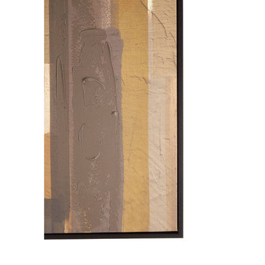 Astratto Ochre Canvas Wall Art