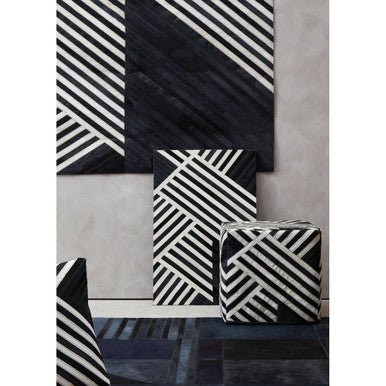 Safira Black And White Abstract Wall Art