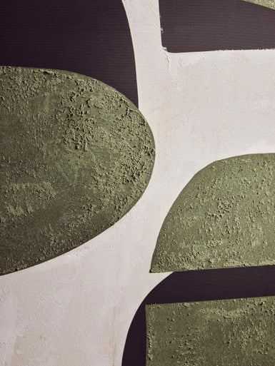 Green Textured Abstract Wall Art | Astratto
