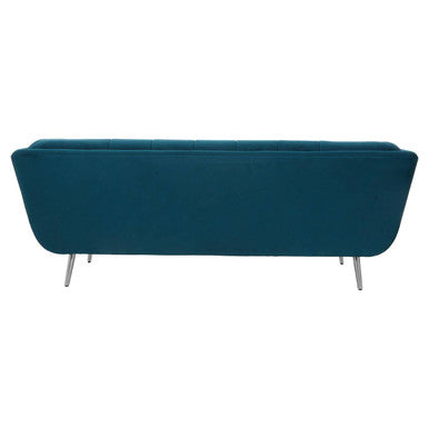 3 Seater Green Fabric Sofa, Sabine