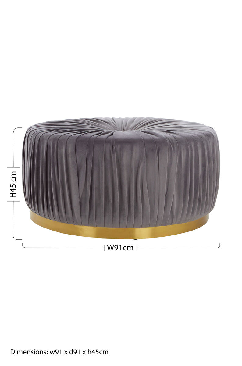 Shea Grey Footstool