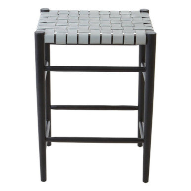 Kendari Leather Bar Stool