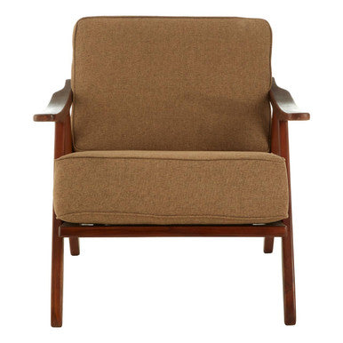 Kendari Teak Wood Frame Armchair with Cushions