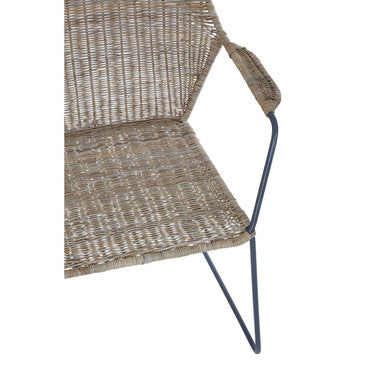 Manado Angled Design Natural Rattan Chair