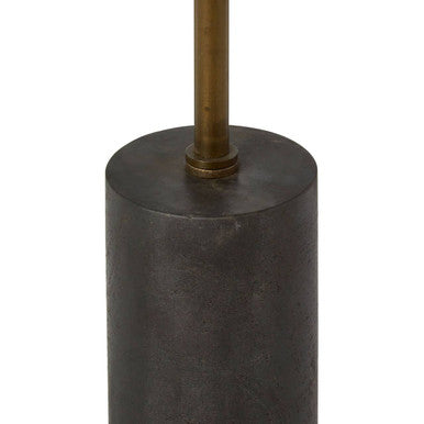 Rany Black Marble Top Side Table