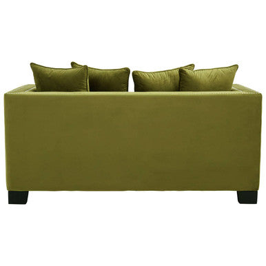 2 Seater Moss Velvet Sofa, Sofia