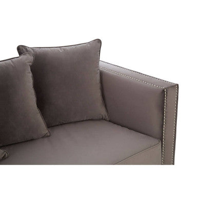 3 Seater Viola Grey Sofa, Sofia