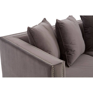 2 Seater Viola Brown Sofa, Sofia