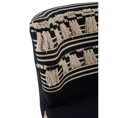 Cefena Black Moroccan Chair