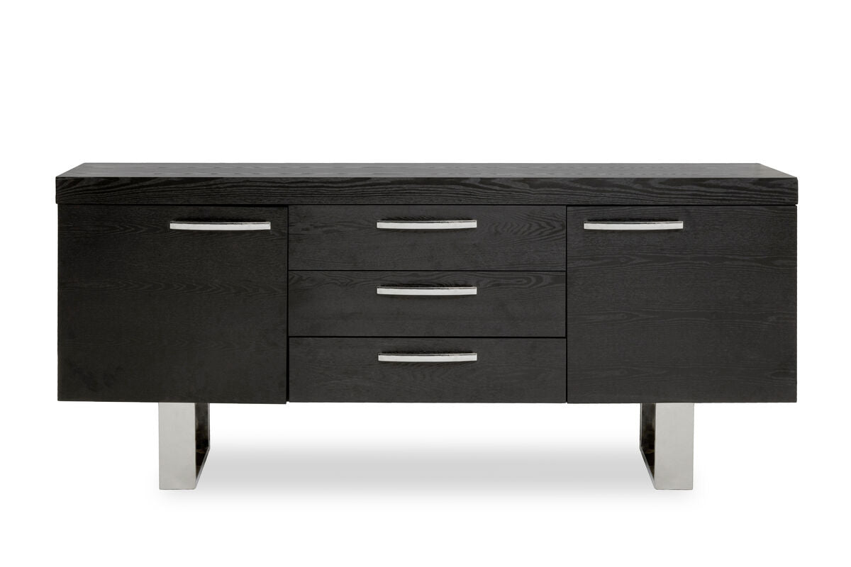 Ulmus Black Elm Wood Sideboard