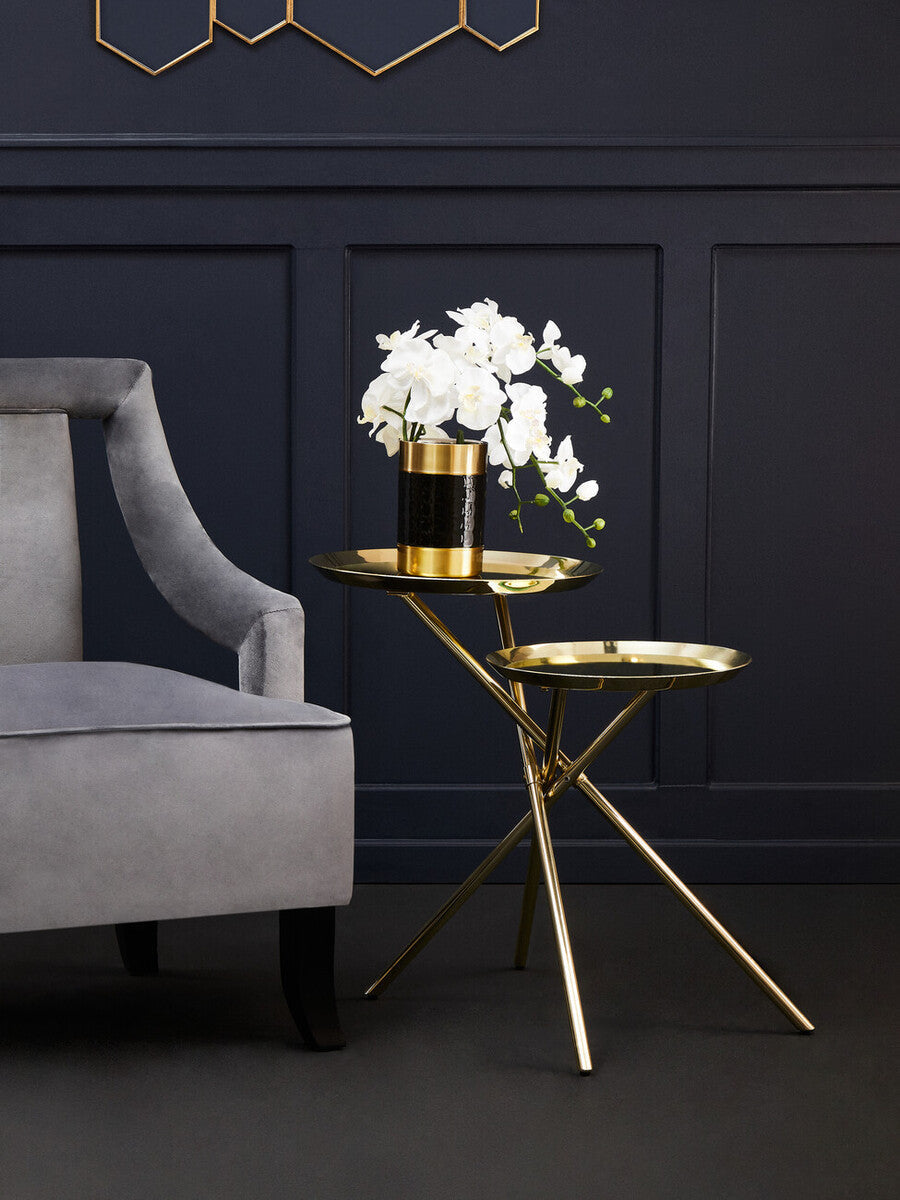 Faye Grey Velvet Chair