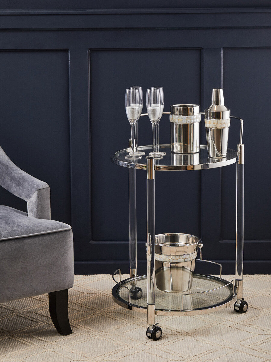 Faye Grey Velvet Chair