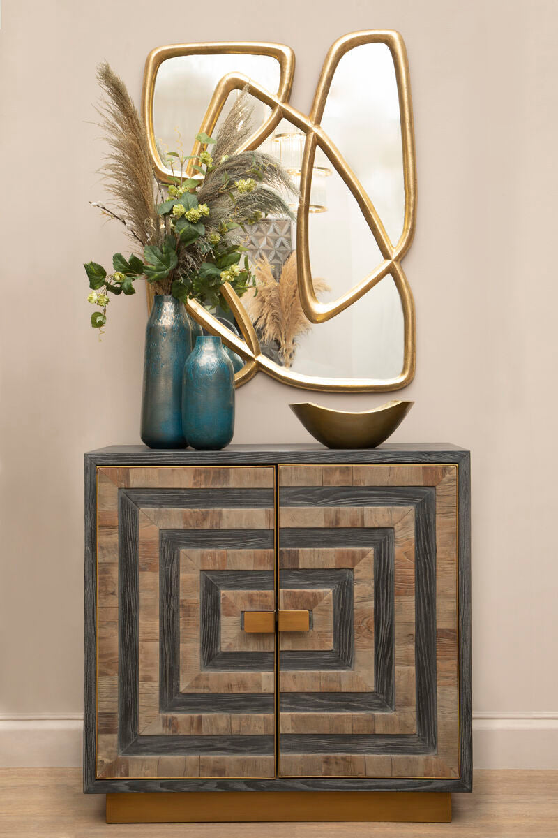 Roselle Two Door Recycled Elm Wood Sideboard