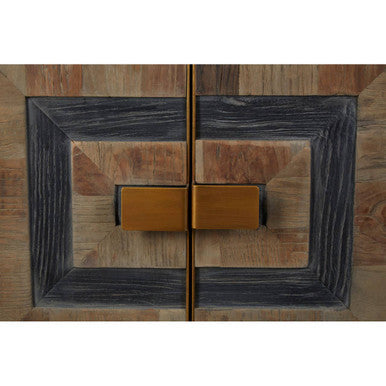 Roselle Two Door Recycled Elm Wood Sideboard