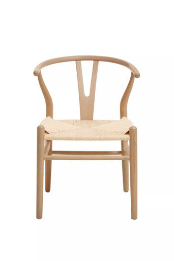 Lyon Wishbone Beech Wood Chair