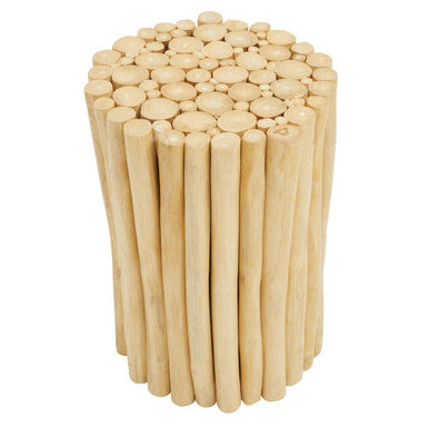 Malang Teak Wood Branch Side Table