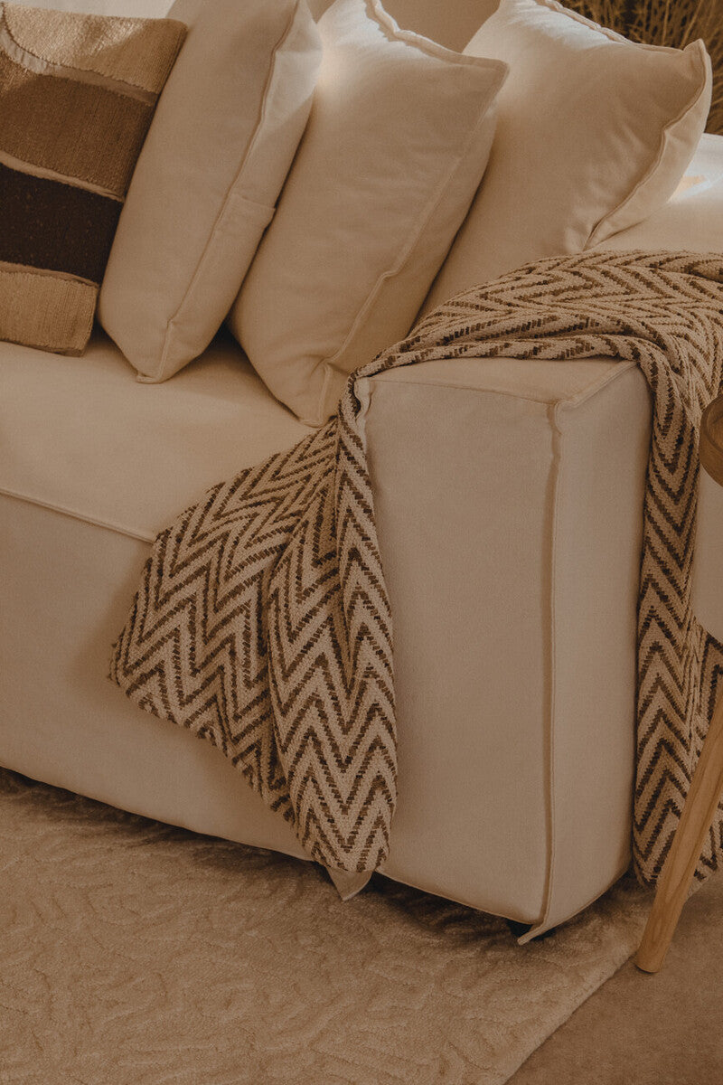 3 Seater Cream Sofa, Marseille