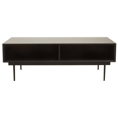 Jakara Black Finish Coffee Table with Drawers