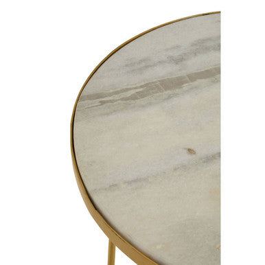 Rabia Side Table With Hairpin Legs