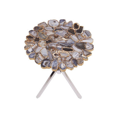 Rabia Agate Side Table