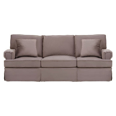 3 Seater Mink Velvet Sofa, Ralph