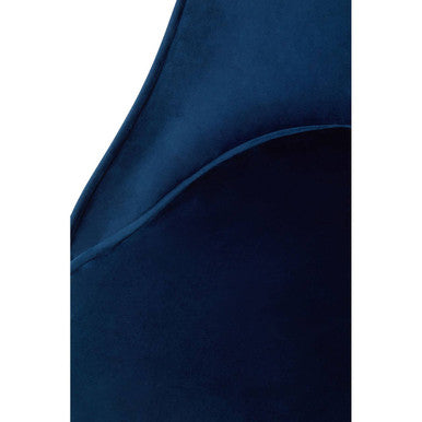 Demi Midnight Velvet Dining Chair