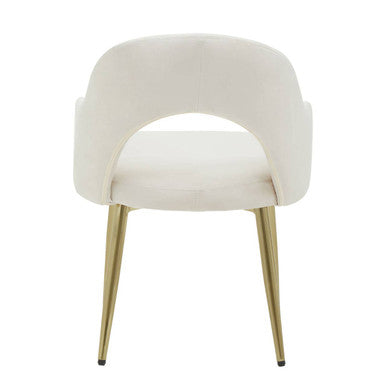 Dani Stone Velvet Dining Chair