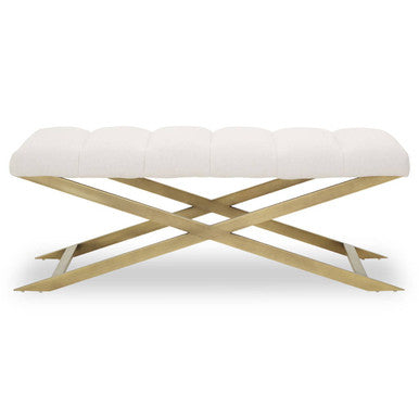 Gilden Natural Bench With Cross Base