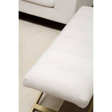 Gilden Natural Bench With Cross Base