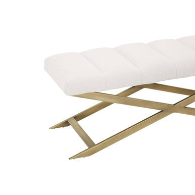 Gilden Natural Bench With Cross Base
