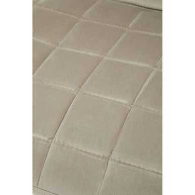 Warton Mink Velvet Quilted Dining Chair