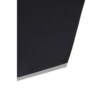 Hagen Black And Silver Square Stool