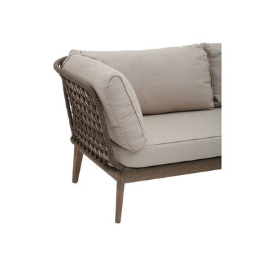 3 Seater Bronze and Charcoal Sofa, Opus