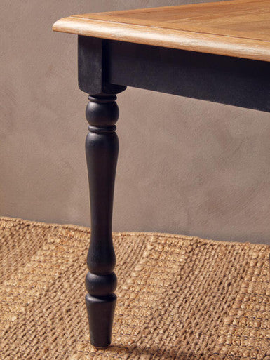 Kensington Townhouse Antique Grey Oak Wood Side Table