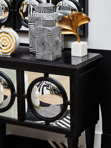 Telese Black Finish Sideboard