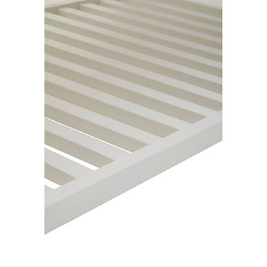 Natural Oak Top Coffee Table with Lower Shelf White Birch Wood Base, Parkside