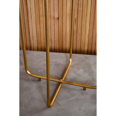 Mandoli Green Marble Side Table